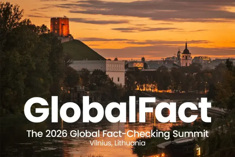 Here is a more formal version of the title:
Announcement of the Finalists for the Annual Global Fact-Checking Awards