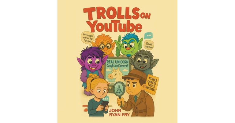 Here is a formal rewrite of the title:
Newman Springs Publishing Announces the Release of “TROLLS on YouTube” by John Ryan Fry, an Educational Guide on Navigating Online Misinformation