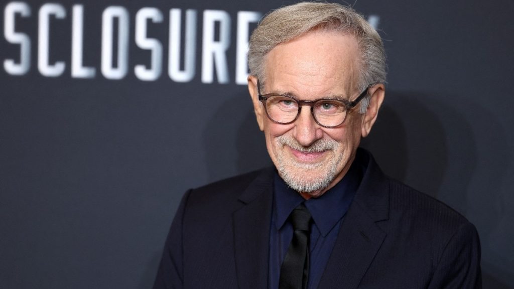 Here is a formal rewrite of the title:
Steven Spielberg Examines the Pursuit of Truth and the Impact of Misinformation in Disclosure Day