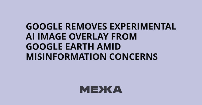 Here is a more formal version of your title:
Google Removes Experimental AI Image Overlay from Google Earth Following Misinformation Concerns