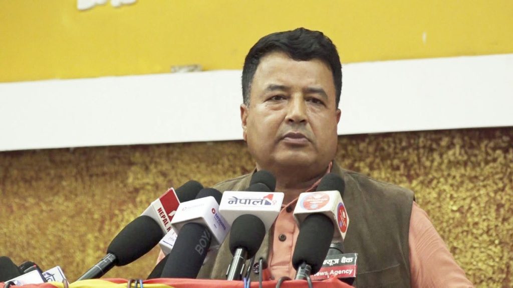 Here are a few ways to rewrite the title in a formal tone, depending on your focus:
Option 1 (Direct and Formal):
CPN (UML) Secretary Mahesh Basnet Alleges State-Orchestrated Disinformation Campaign Targeting Party Leadership
Option 2 (Journalistic/Standard):
Mahesh Basnet Accuses Government of Coordinating Smear Campaign Against CPN (UML) Leadership
Option 3 (Concise/Professional):
Allegations of State-Sourced Disinformation Campaign Leveled by CPN (UML) Official Mahesh Basnet
Recommendation:
Option 1 is the most precise and formal, as it maintains the full context while using professional terminology like “orchestrated” and “disinformation.”