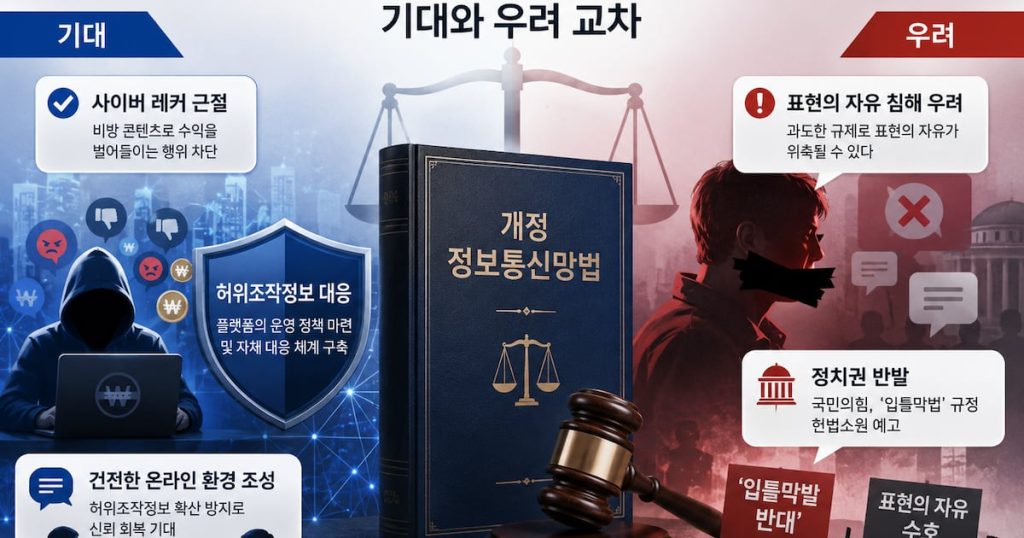 Here are a few options for a formal rewrite, depending on your focus:
Option 1 (Direct and professional):
South Korea Debates Proposed Misinformation Legislation Amid Concerns Over Free Speech
Option 2 (More analytical):
Legislative Proposals to Curb Online Misinformation Spark Freedom of Speech Debate in South Korea
Option 3 (Concise):
South Korea’s Proposed Misinformation Law Faces Scrutiny Over Potential Censorship Risks
Recommendation: Option 1 is the most standard for formal journalistic reporting.