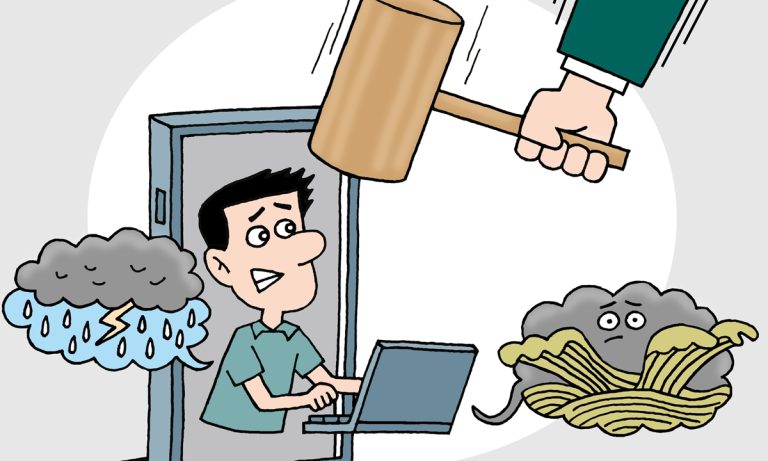 Here is a formal rewrite of the title:
China’s Cybersecurity Authority Imposes Penalties for the Dissemination of Flood-Related Misinformation