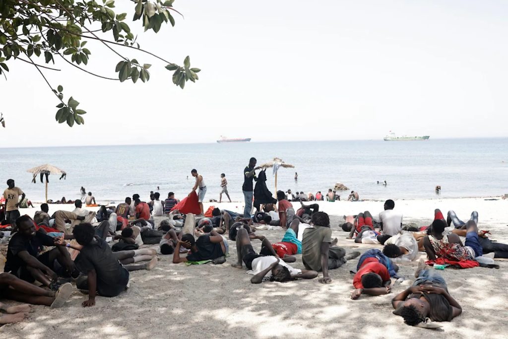 Here are a few options for a formal rewrite, depending on the desired emphasis:
Option 1 (Most direct):
“Morocco Attributes Surge in Ceuta Migrations to Disinformation and Human Trafficking Networks”
Option 2 (Focus on official stance):
“Moroccan Officials Identify Disinformation and Human Trafficking as Drivers of Ceuta Border Crisis”
Option 3 (Concise and journalistic):
“Morocco Blames Human Trafficking and Disinformation for Recent Ceuta Migrant Influx”
Recommendation: Option 1 is the most appropriate for a formal report or professional publication.