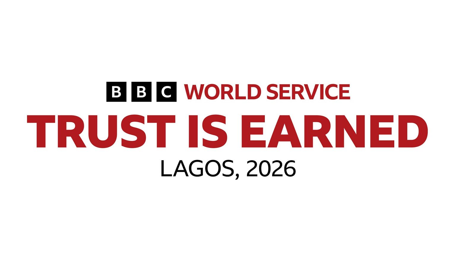 Here are a few options, depending on the desired level of formality:
Most direct and formal:
BBC to Host ‘Trust is Earned’ Disinformation Forum in Lagos
More news-oriented:
Lagos Selected by BBC as Host City for ‘Trust is Earned’ Disinformation Forum
Most authoritative:
BBC Announces Lagos as Venue for Upcoming ‘Trust is Earned’ Disinformation Summit
