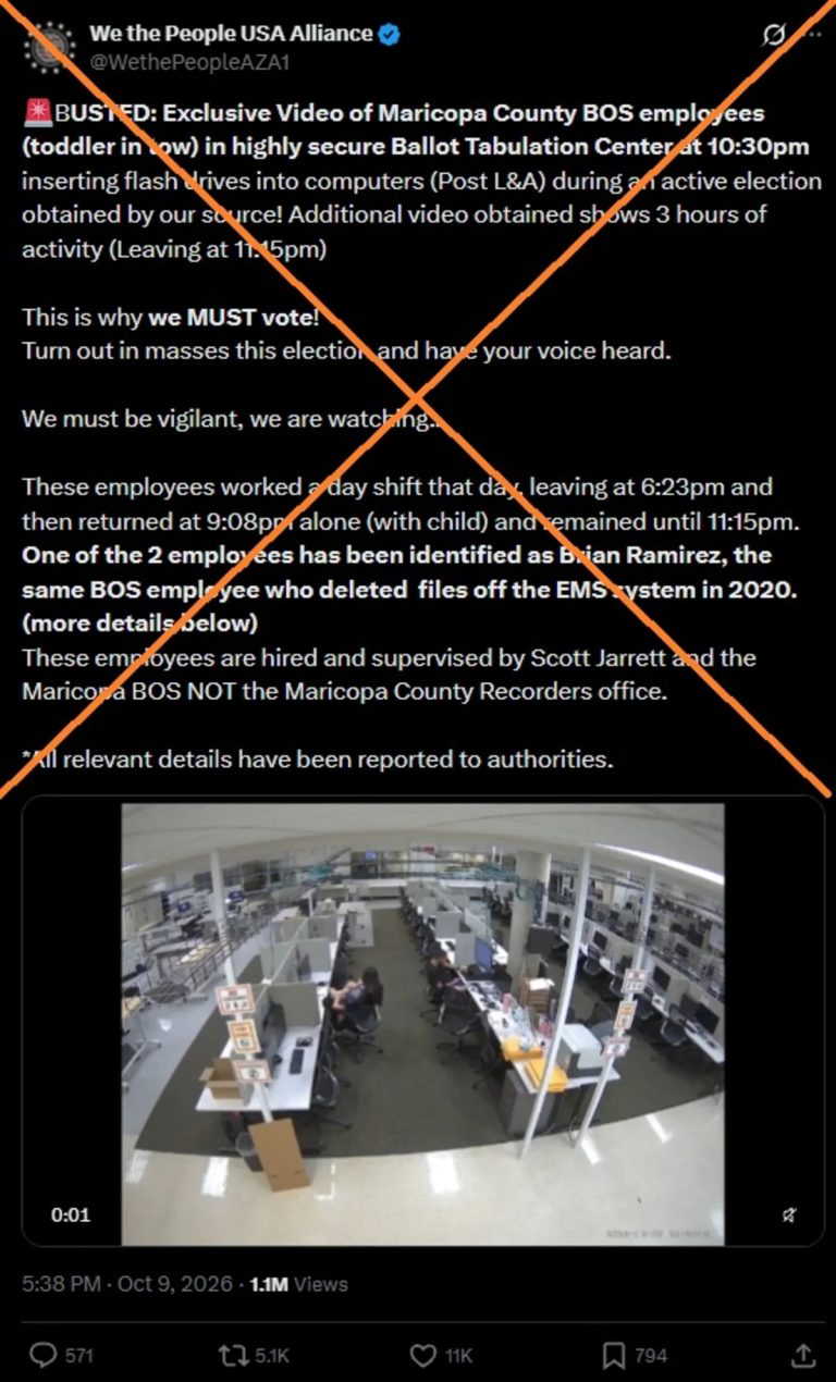 Misinformation Targets Maricopa County Ahead of the 2026 Midterm Elections